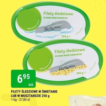 bi1 FILETY ŚLEDZIOWE W ŚMIETANIE LUB W MUSZTARDZIE 250 g oferta