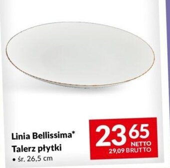 Makro Linia Bellissima Talerz płytki śr. 26,5cm oferta