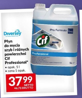 Makro Płyn do mycia szyb i różnych powierzchni Cif Professional 5l oferta
