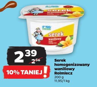 Netto Serek homogenizowany waniliowy rolmlecz oferta
