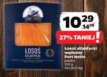 Netto Łosoś atlantycki wędzony port netto oferta