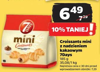 Netto Croissants mini z nadzieniem kakaowym 7days oferta