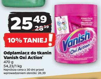 Netto Odplamiacz do tkanin vanish oxi action oferta