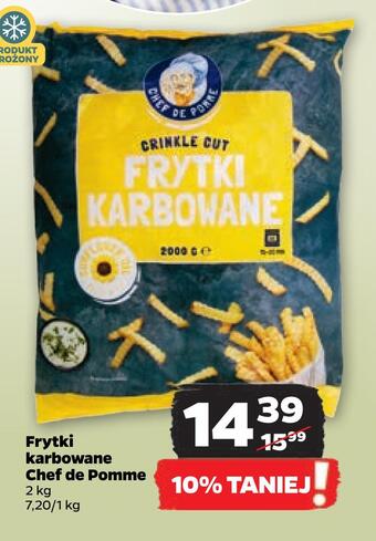 Netto Frytki karbowane chef de pomme oferta