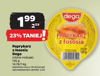 Netto Paprykarz z łososia dega oferta