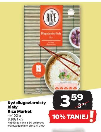Netto Ryż długoziarnisty biały rice market oferta