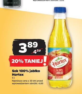 Netto Sok 100% jabłko hortex oferta
