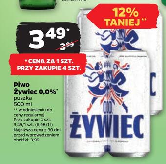 Netto Piwo żywiec 0,0% oferta