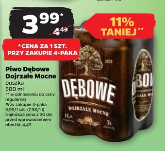 Netto Piwo dębowe dojrzałe mocne oferta
