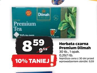 Netto Herbata czarna premium dilmah oferta