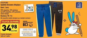 ALDI Spodnie chłopięce pocopiano oferta