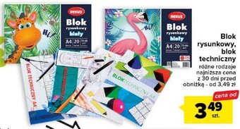 Carrefour Blok rysunkowy, Blok techniczny oferta