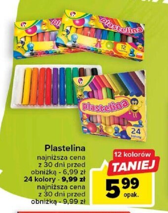 Carrefour Plastelina 12 kolorów oferta