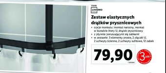 Lidl Zestaw drążków prysznicowych oferta