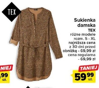 Carrefour Sukienka damska TEX oferta