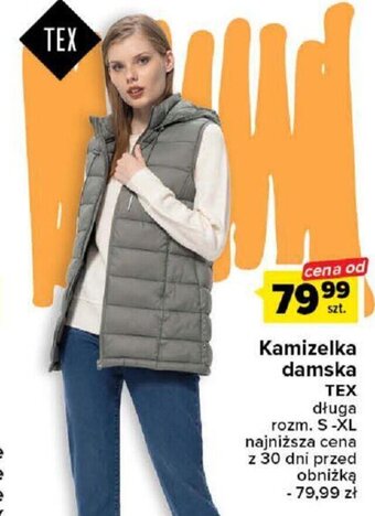 Carrefour Kamizelka damska TEX oferta
