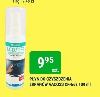 bi1 PŁYN DO CZYSZCZENIA EKRANÓW VACOSS CK-662 100 ml oferta