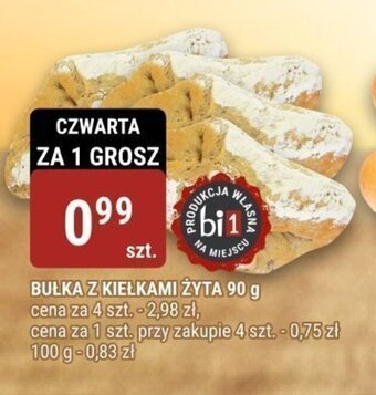 bi1 BUŁKA Z KIEŁKAMI ŻYTA 90 g oferta