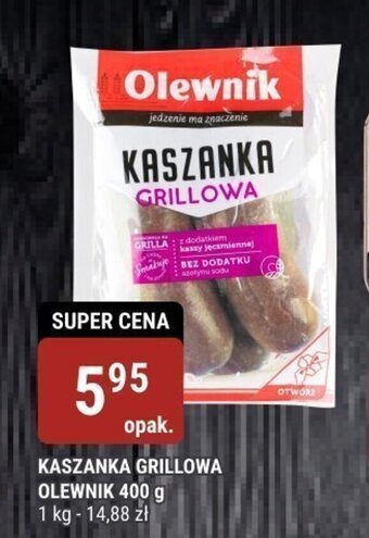 bi1 KASZANKA GRILLOWA OLEWNIK 400 g oferta