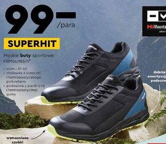 Biedronka Męskie buty sportowe HiMountain oferta