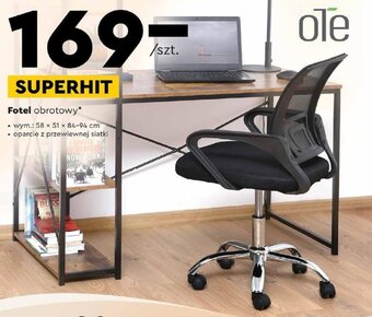 Biedronka Fotel obrotowy oferta