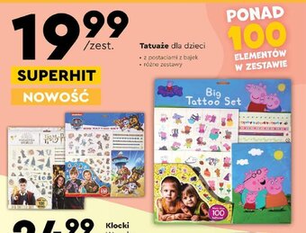 Biedronka Tatuaże dla dzieci oferta