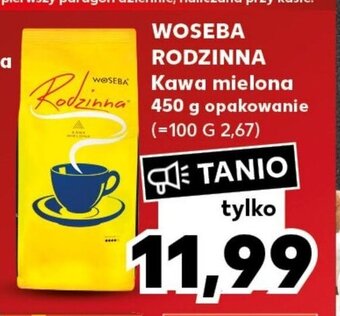 Kaufland WOSEBA RODZINNA Kawa mielona 450 g oferta