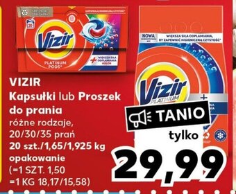 Kaufland VIZIR Kapsułki lub Proszek do prania oferta