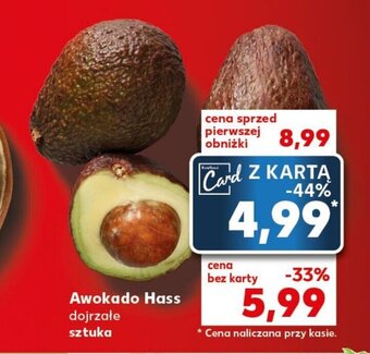 Kaufland Awokado Hass dojrzałe sztuka oferta