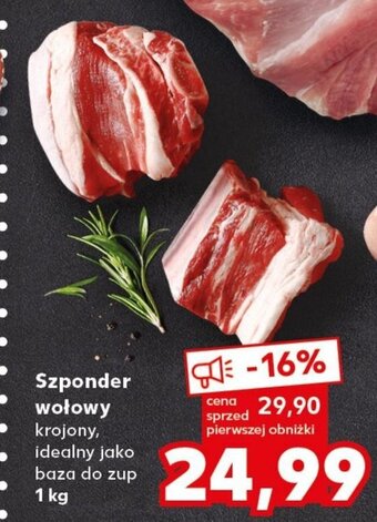 Kaufland Szponder wołowy 1 kg oferta