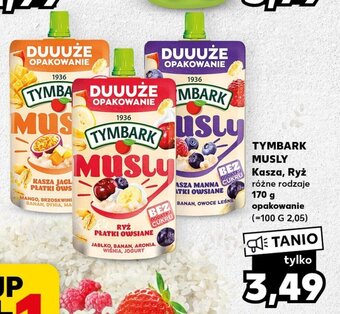Kaufland TYMBARK MUSLY Kasza, Ryż 170 g oferta