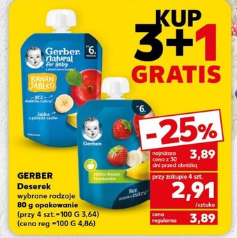 Kaufland GERBER Deserek 80 g oferta