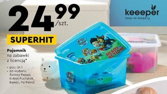 Pojemnik na zabawki z licencją keeeper
