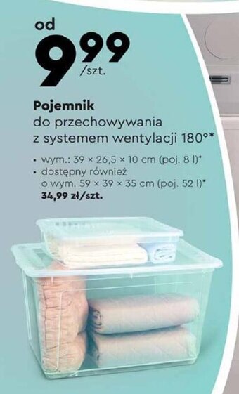 Biedronka Pojemnik do przechowywania z systemem wentylacji 180 oferta