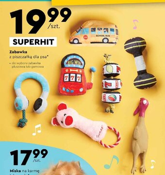 Biedronka Zabawka z piszczałką dla psa oferta