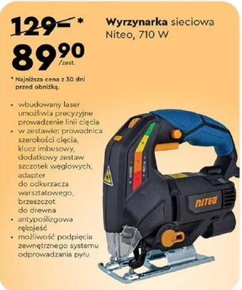Biedronka Wyrzynarka sieciowa Niteo, 710 W oferta