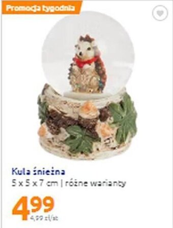 Action Kula śnieżna 5x5x7 cm oferta