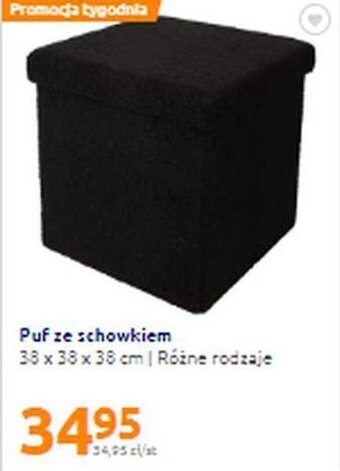 Action Puf ze schowkiem 38x38x38cm oferta