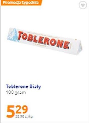 Action Toblerone Biały 100 g oferta