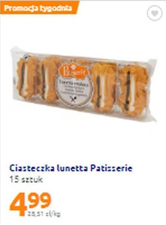 Action Ciasteczka lunetta Patizzerie 15 sztuk oferta