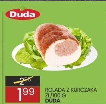 Wafelek ROLADA Z KURCZAKA 100 G DUDA oferta