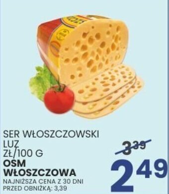 Wafelek SER WŁOSZCZOWSKI 100g OSM WŁOSZCZOWA oferta