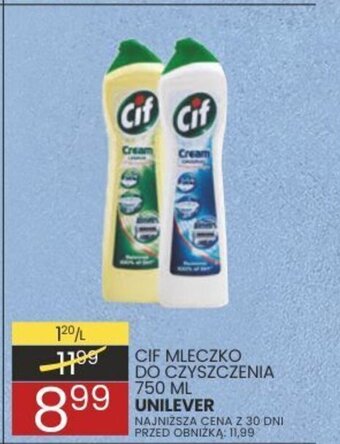CIF MLECZKO DO CZYSZCZENIA 750 ML UNILEVER