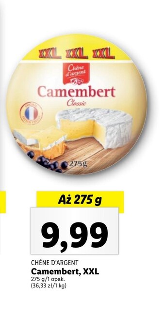 Lidl Camembert chene d'argent oferta