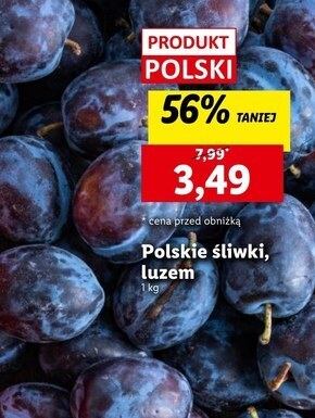 Lidl Śliwki oferta