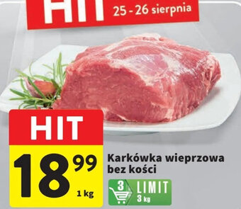Intermarche Karkówka wieprzowa bez kości 1kg oferta