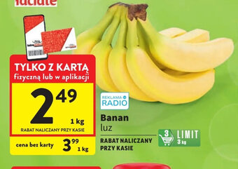 Intermarche Banan 1kg oferta