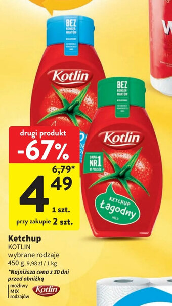 Intermarche Ketchup KOTLIN 450g oferta