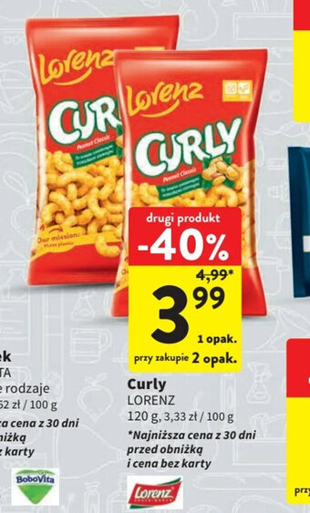 Intermarche Curly LORENZ 120g oferta