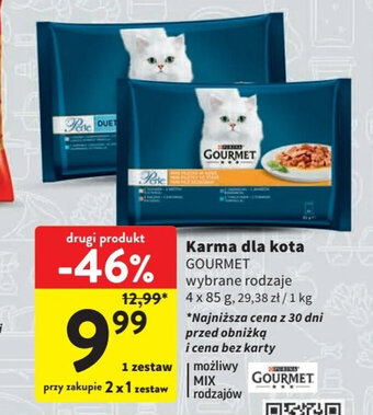 Intermarche Karma dla kota GOURMET 4x85g oferta